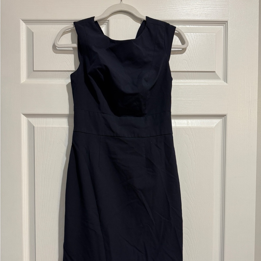 The Limited Classic Navy Blue Midi Dress